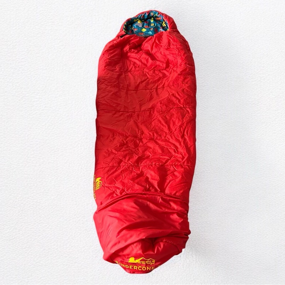 REI Kindercone 30 F Youth Red Sleeping Bag Camping Outdoor Hiking